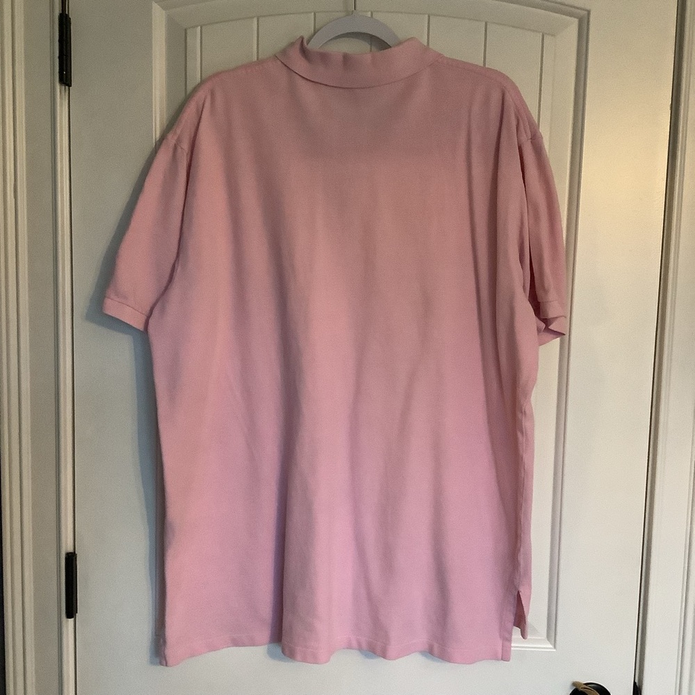 Ralph Lauren Men's Light Pink Polo Shirt-Size XXL - Picture 3 of 4